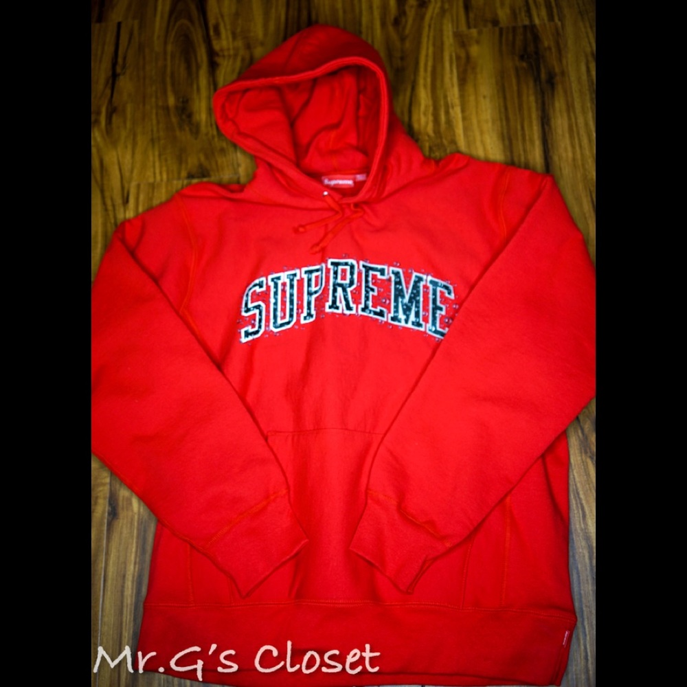Red SUPREME Hoodie